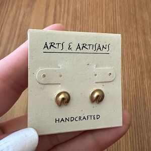 Fortune Cookie Earrings NWT